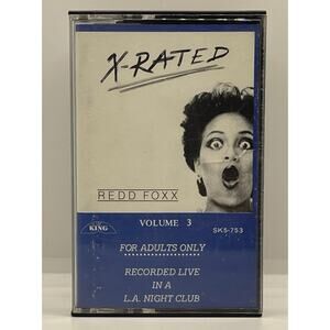 Redd Foxx X-Rated Volume 3 (Cassette) Rare Hard To Find Tape Comedy